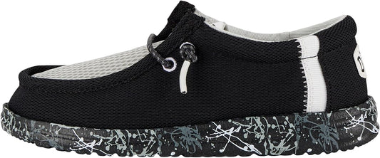 HEY DUDE WALLY YOUTH SUMMER MESH BLACK