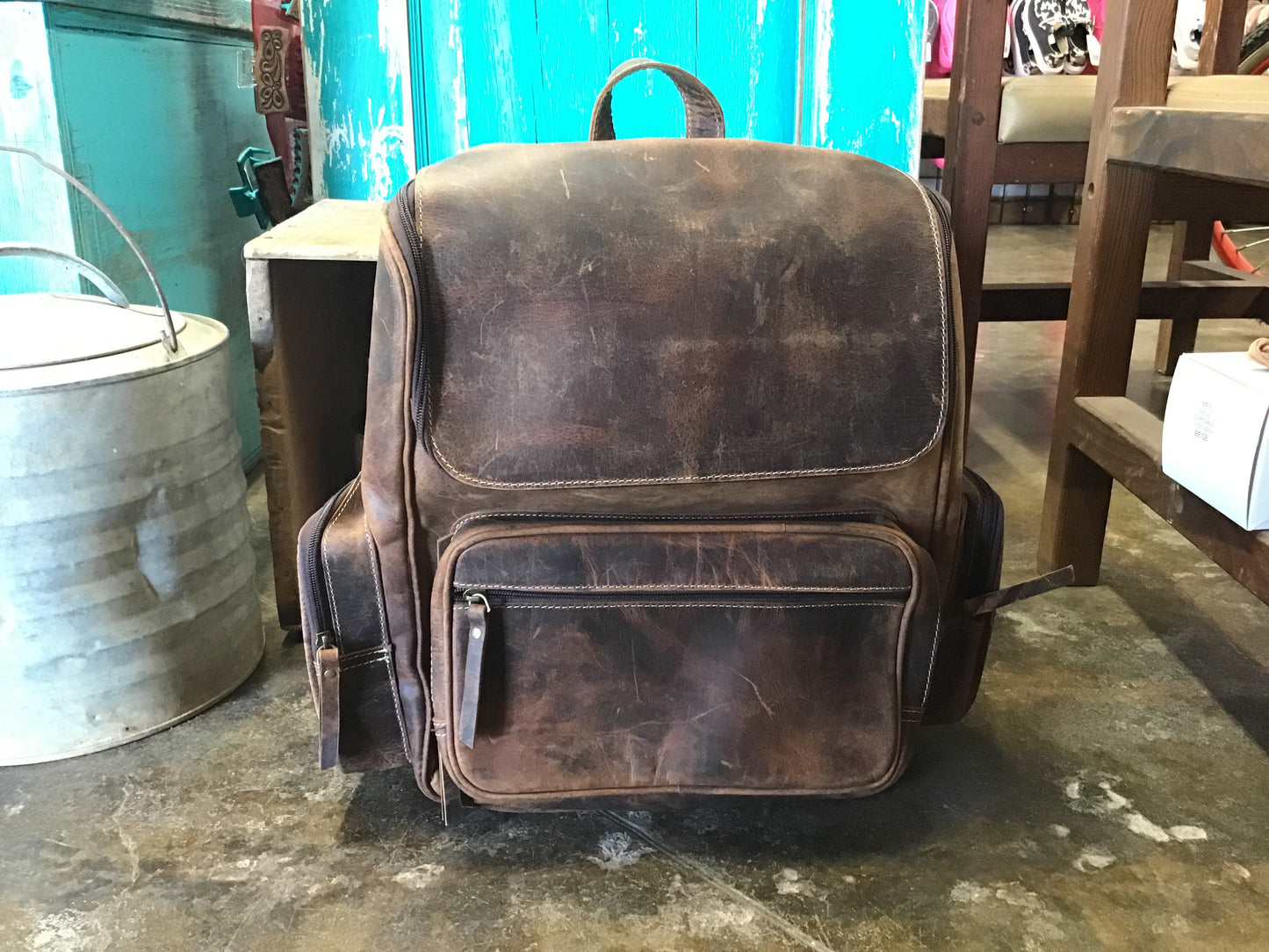 Leather Backpack