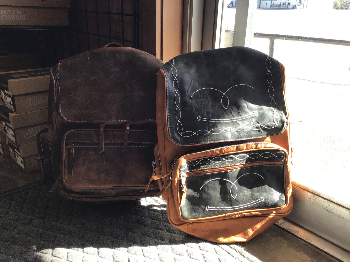 Leather Backpack