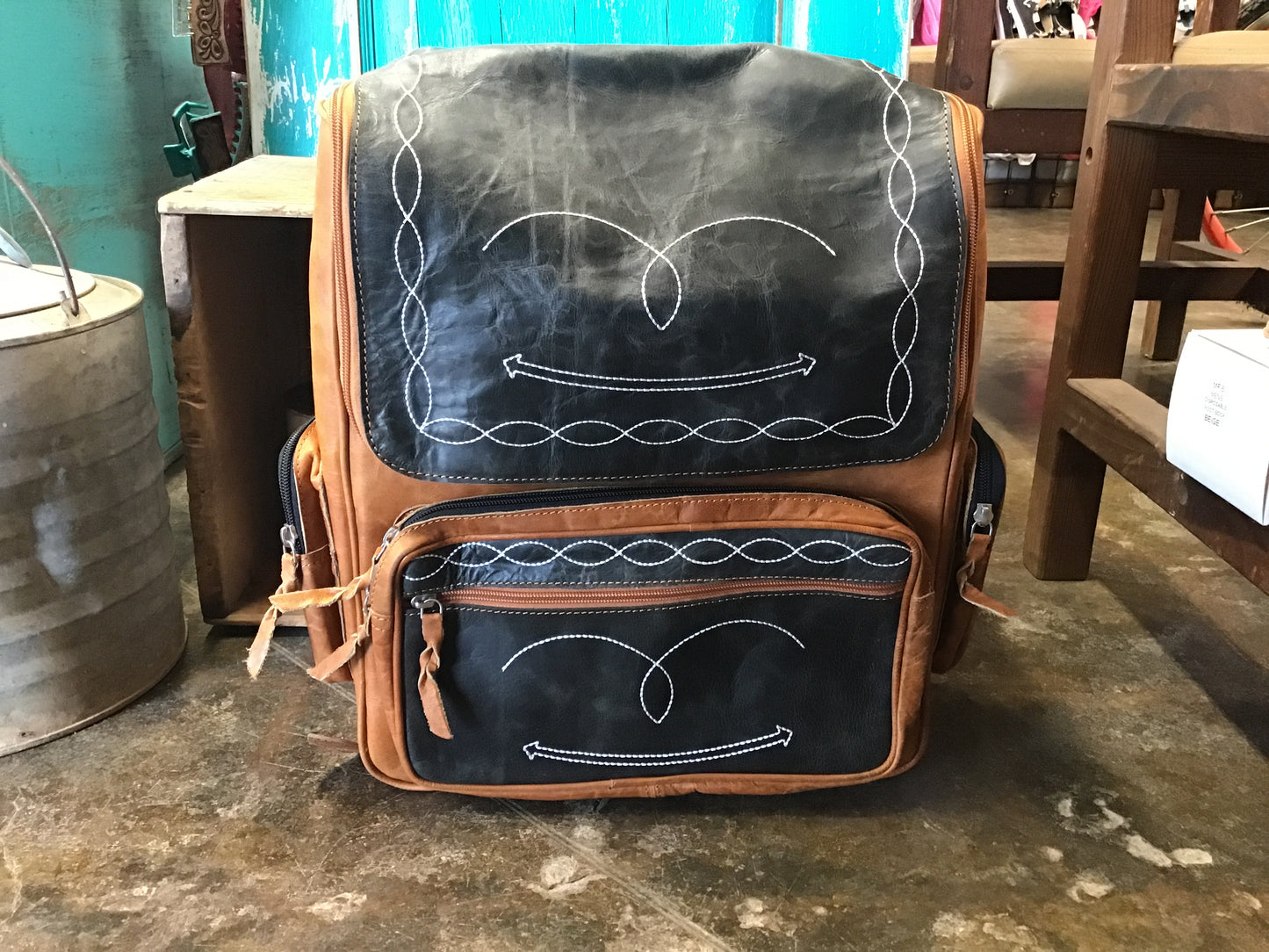 Leather Backpack